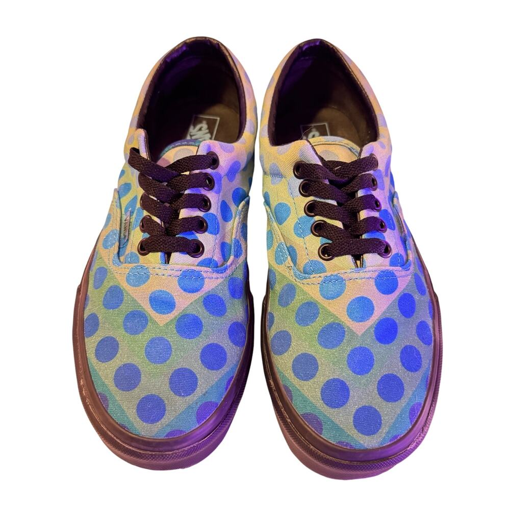 VANS DAVID BOWIE SPACE ODDITY SNEAKERS BLUE POLKA DOT Men’s SZ 8/Women’s 9.5